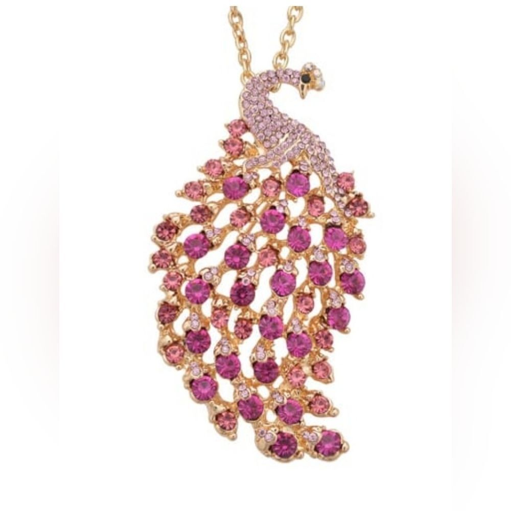 Peacock Brooch or Necklace